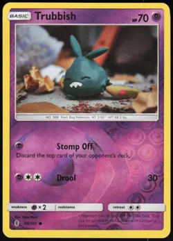 Trubbish 50/145 Common Guardians Rising Pokemon Reverse Holo Near Mint - Image 1