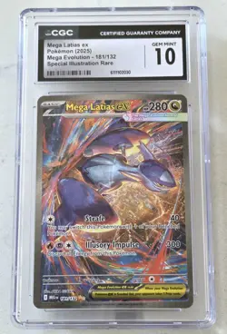 Pokemon Mega Latias EX Mega Evolution 181/132 SIR Graded CGC 10 Gem Mint - Image 1