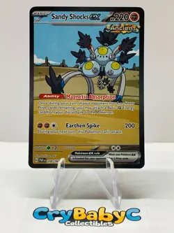 Pokemon Sandy Shocks ex 250/182 Paradox Rift SV Special Illustration Rare - Image 1