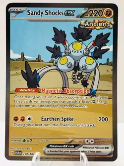 Pokemon Sandy Shocks ex 250/182 Paradox Rift SV Special Illustration Rare - Image 2