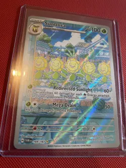 Sunflora 169/167 Twilight Masquerade Series Illustration Rare Pokemon TCG NM/M - Image 1