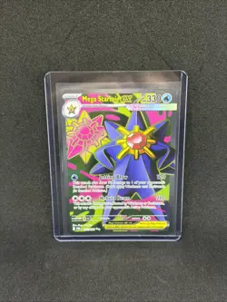 Mega Starmie EX 102/088 Full Art Ultra Rare Pokemon TCG: Perfect Order - Image 1