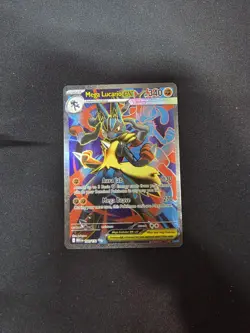 Pokemon TCG Holo Ultra Rare Full Art Mega Lucario EX 160/132 - Image 3