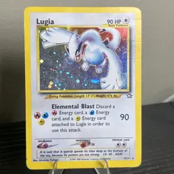 Pokemon TCG Lugia 9/111 Neo Genesis Holo MP - Image 1
