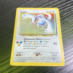 Pokemon TCG Lugia 9/111 Neo Genesis Holo MP - Image 2
