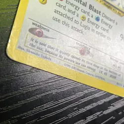 Pokemon TCG Lugia 9/111 Neo Genesis Holo MP - Image 4