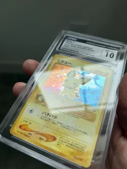 2000 Pokemon Japanese Neo Gold, Silver, To A New World Pichu Holo #172 CGC 10 - Image 4