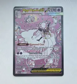 Pokemon Ascended Hero’s Mega Diancie EX Special Illustration Rare 282/217 🔥 - Image 1