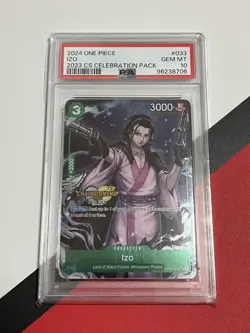 One Piece Card PSA10 Izo OP01-033 Champion Ship 2023 English - Image 1