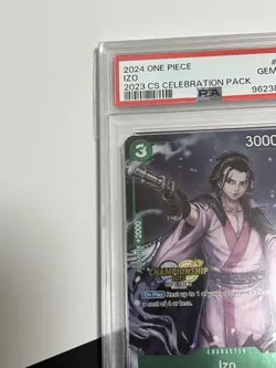 One Piece Card PSA10 Izo OP01-033 Champion Ship 2023 English - Image 2