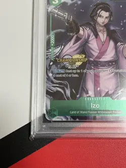 One Piece Card PSA10 Izo OP01-033 Champion Ship 2023 English - Image 4