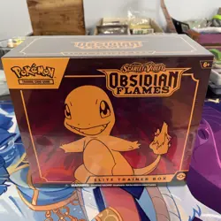 Pokemon Scarlet & Violet Obsidian Flames Elite Trainer Box (ETB) English w/Dents - Image 1