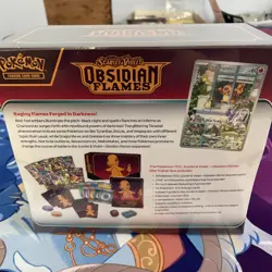Pokemon Scarlet & Violet Obsidian Flames Elite Trainer Box (ETB) English w/Dents - Image 5