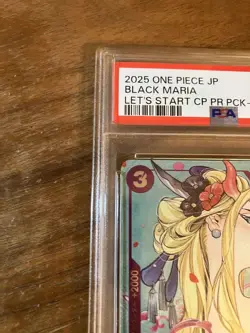 One Piece Card PSA10 Black Maria OP08-074 SR Promo 2025 Japanese - Image 2