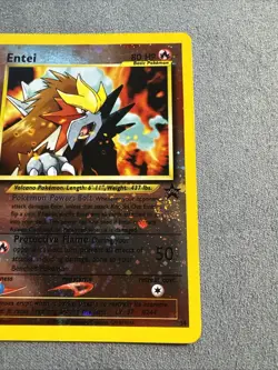 Pokemon Entei 34/53 Wotc Promo Reverse Holo With Swirl🚨 🍥 - Image 2