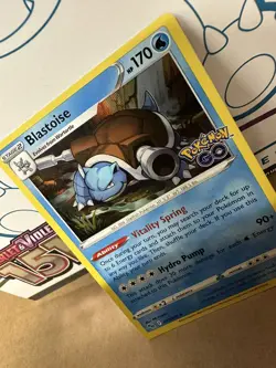 Pokemon TCG Blastoise 017/078 Holo Rare Pokemon Go - Image 3