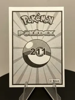 Pokemon Qwilfish Set of 5 - Qwilfish #211 Peru/NON-TCG Sticker Set - Image 3