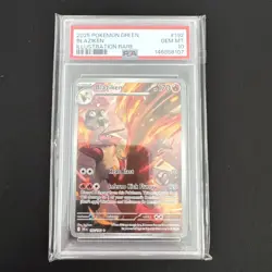 Blaziken 192/182 Pokemon Destined Rivals Illustration Rare PSA 10 - Image 1