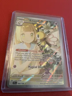 Lillie’s Ribombee 164/159 Journey Together Series Illustration Rare Pokemon NM/M - Image 1