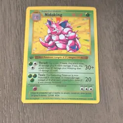 Wizards of the Coast Nidoking 11/102 Base Set 2 Holo Rare English 1999 - Image 1