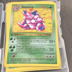 Wizards of the Coast Nidoking 11/102 Base Set 2 Holo Rare English 1999 - Image 2