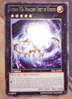 Number C69: Heraldry Great Of Horror RARE Yu-Gi-Oh! TCG LVAL-EN049 - Image 1
