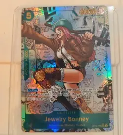 Jewelry Bonney OP12-118 Manga Alternate Art – One Piece Card Game Ultra Rare - Image 1