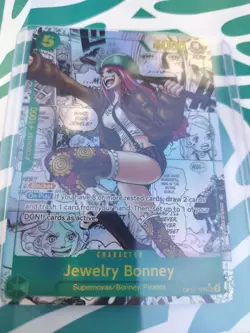 Jewelry Bonney OP12-118 Manga Alternate Art – One Piece Card Game Ultra Rare - Image 3