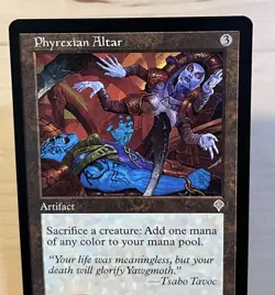 Magic The Gathering Invasion Phyrexian Altar Artifact Card MTG Rare English - Image 2
