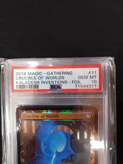 PSA10 MTG CRUCIBLE OF WORLDS KALADESH INVENTIONS GEM MINT Partial gloss - Image 2