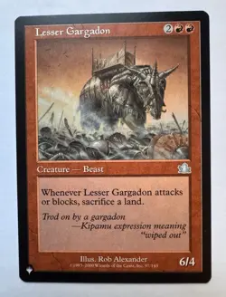 Lesser Gargadon #97/143 MTG The List Reprints - Prophecy Uncommon NM - Image 1