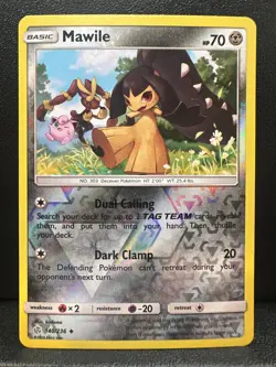 Mawile 140/236 Cosmic Eclipse Pokemon Reverse Holo Near Mint - Image 1