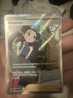 Pokemon TCG Roxanne GG66/GG70 Crown Zenith Galarian Gallery Holo Ultra Rare - Image 1