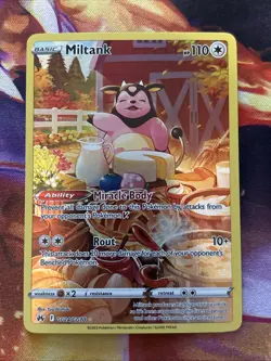 2023 Pokemon SWSH Crown Zenith Miltank Galarian Gallery #GG24/GG70 - Image 1