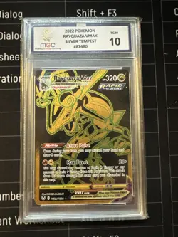 Pokemon Silver Tempest Rayquaza Vmax MGC 10 - Image 1