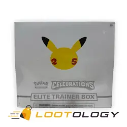 Pokemon Celebrations ETB Elite Trainer Box 25th Anniversary * WATER DAMAGE * 820650809439 - Image 3