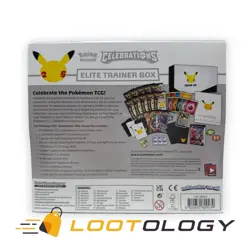 Pokemon Celebrations ETB Elite Trainer Box 25th Anniversary * WATER DAMAGE * 820650809439 - Image 4