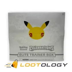 Pokemon Celebrations ETB Elite Trainer Box 25th Anniversary * WATER DAMAGE * 820650809439 - Image 5
