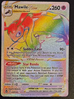 MAWILE VSTAR 200/195 RARE RAINBOW SILVER TEMPEST POKEMON NM/M - Image 1