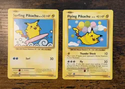 Pokemon TCG - Flying Pikachu & Surfing Pikachu Evolutions 20th Anniversary - Image 1