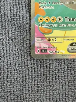 Pokemon TCG Iono’s Bellibolt ex 172/159 Full Art Holo Ultra Rare EX 280 HP - Image 2