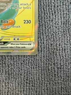 Pokemon TCG Iono’s Bellibolt ex 172/159 Full Art Holo Ultra Rare EX 280 HP - Image 3