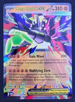 Mega Zygarde ex 047/088 HOLO Perfect Order Pokemon TCG English - Image 1