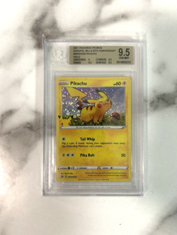 Pokemon Pikachu 2020 General Mills 25th Anniversary Holo Promo SWSH039 BGS 9.5 - Image 1