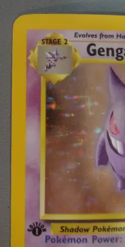 1999 Gengar 5/62 Rare Fossil Holo 1st Edition Pokemon LP - Image 4