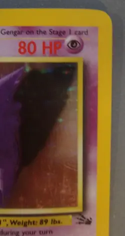 1999 Gengar 5/62 Rare Fossil Holo 1st Edition Pokemon LP - Image 5