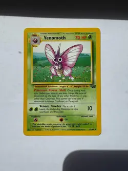 1999 Venomoth Jungle 29/64 Rare Vintage Pokemon NM - Image 1