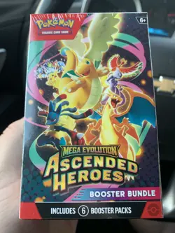 Pokemon TCG: Mega Evolution Ascended Heroes - Booster Bundle New and Sealed - Image 1