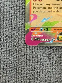 Pokemon TCG Mega Charizard X EX 013/094 Phantasmal Flames Full Art Holo - Image 2