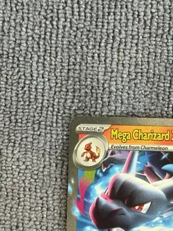 Pokemon TCG Mega Charizard X EX 013/094 Phantasmal Flames Full Art Holo - Image 5